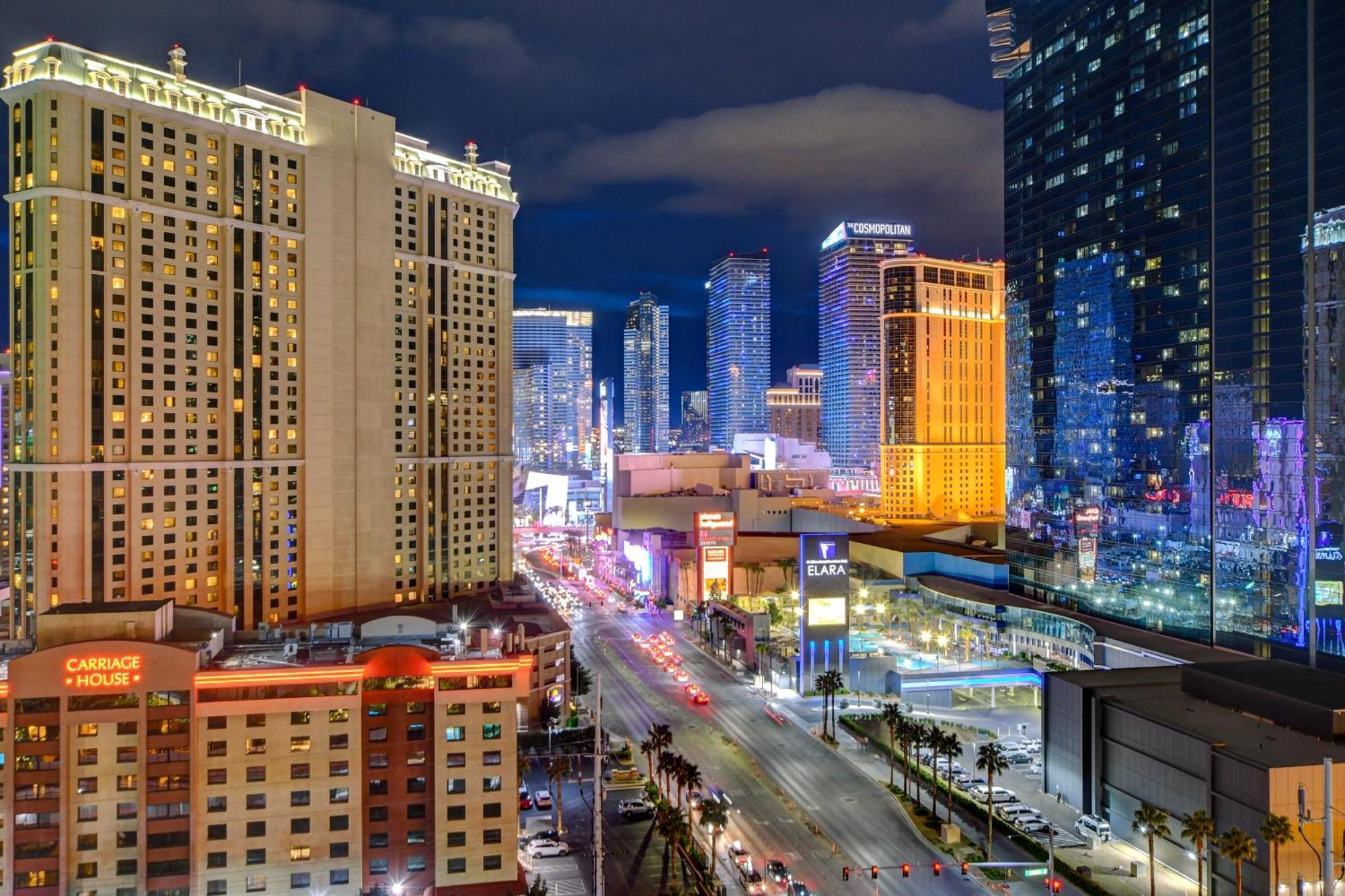 Lucky Gem Penthouse & Luxury Suites At Signature Resort, Balcony Strip View 2605 ラスベガス エクステリア 写真